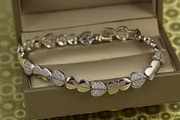 Браслет Xuping Jewelry козир 17 см 8 мм сріблястий