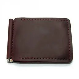 Шкіряний затиск для грошей Gofin 11,5х8,5 см acs0012032