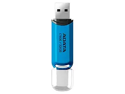 USB флеш накопичувач ADATA 32 GB C906 USB 2.0 Blue (AC906-32G-RWB) - мініатюра 3