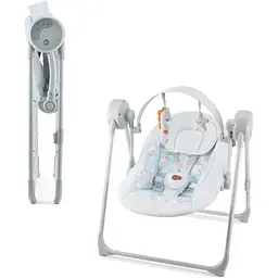 Крісло-гойдалка Kinderkraft Swingee Grey (KBSWIN00GRY0000)