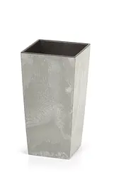 Горщик з кашпо для рослин 2в1 Prosperplast Urbi Square Beton 2/4 л - мініатюра 2