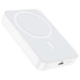 Бездротовий зовнішній акумулятор магнітний Borofone BJ25 Plus Reach 10000mAh білий - мініатюра 8