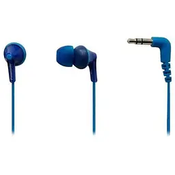 Навушники Panasonic RP-HJE125E-A синій Mini jack 3.5 мм вакуумні кабель 1.1 м