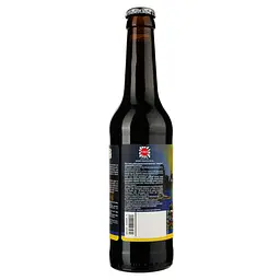 Пиво Правда JohnsonUK Milk Stout, темне, нефільтроване, 5,8%, 0,33 л - мініатюра 2