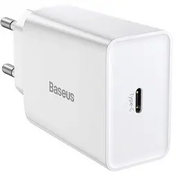 Зарядний пристрій Baseus 20W QC 1С White (CCFS-SN02) - мініатюра 4