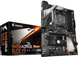 Материнська плата Gigabyte B450 Aorus Elite V2 Socket AM4 (B450 AORUS ELITE V2) Б/В - мініатюра 4