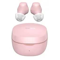 Навушники BLUETOOTH Baseus WM01 Encok TWS 5Hours, BT5.0, 40mAh/300mAh| (NGWM01-04) pink - мініатюра 2