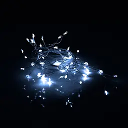 Електрогірлянда Yes! Fun кластер на мідному дроті 50 LED статична 1 м холодно-біла (975018) - мініатюра 4