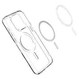 Чохол Spigen Ultra Hybrid (MagFit) White для iPhone 15 Pro (ACS06715) - мініатюра 3