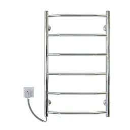 Електрична рушникосушарка Kosser Драбинка Трапеція 700x500/6 EL рег. ДТ09EL, Хром, Ліве - мініатюра 2