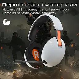 Навушники бездротові Vertux BB-8 білі - мініатюра 7