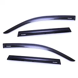 Дефлектори вікон вітровики Mitsubishi Outlander 2001-2007 Скотч 3M Acryl-Auto