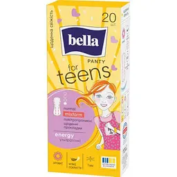 Прокладки щоденні BELLA 20шт Bella for Teens: Energy normal mixform