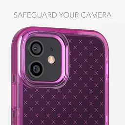 Протиударний чохол з антимікробним покриттям Tech21 Evo Check для iPhone 12 Mini (5.4") Mystical Fuchsia - мініатюра 8