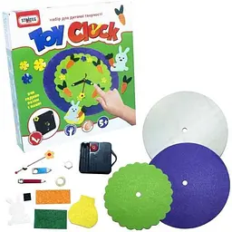 Набір для творчості STRATEG "Toy clock - Заяча галявина" 15