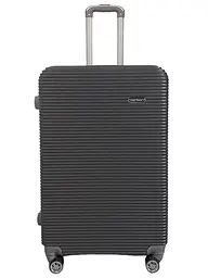 Валіза дорожня велика L Carbon 0508 пластикова Сірий