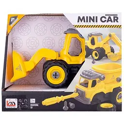 Конструктор DIY Spatial Creativity Дорожня каток LM9013, жовтий (CJ-1614168) - мініатюра 5