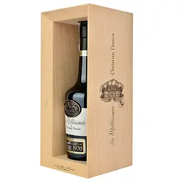 Кальвадос Christian Drouin Calvados 1970, у дерев'яній коробці, 42%, 0,7 л - мініатюра 2