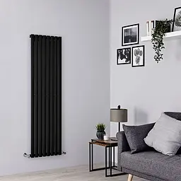 Радіатор дизайнерський Ideale Adele 11 8/1500/472 чорний, Чорний - мініатюра 3