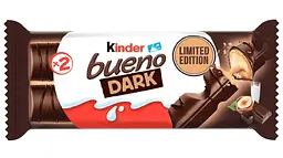 Шоколадні батончики Kinder Bueno Dark 43 г