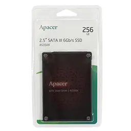 Накопичувач SSD Apacer AS350X 256GB 2.5" 7mm SATAIII 3D NAND (AP256GAS350XR-1) - мініатюра 2