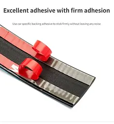 Молдинг на окантовку вікон плоский Хром 15 мм x 5 метрів - мініатюра 6