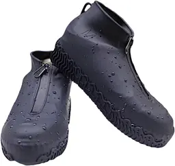 Бахіли на взуття силіконові з застібкою LVR 016 L 38-42 Black (17554)