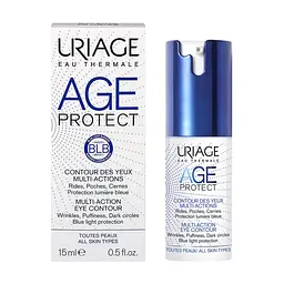 Сироватка для контуру очей Uriage Age Protect Multi-Action Eye Contour, проти зморшок, 15 мл - мініатюра 2