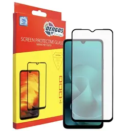 Скло захисне Dengos Full Glue Motorola G06 Black (TGFG-420)