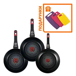 Набір універсальних сковорідок Master Chef + Набір кухонних дощок - мініатюра 9