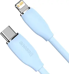 Кабель Baseus Jelly Liquid Silica Gel Fast Charging Cable Type-C to Lightning 20W 1.2m CAGD020003 Blue - мініатюра 2