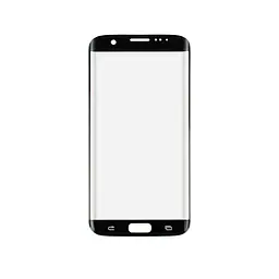 Скло корпусу з рамкою для Samsung Galaxy S7 EDGE G935 чорний - мініатюра 2