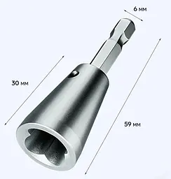 Насадка на шуруповерт Semi Screwdriver Attachment для скручування проводів - мініатюра 2