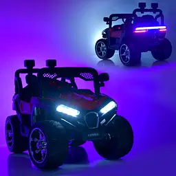 Дитячий електромобіль-джип Bambi M 4198EBLR-1 з музикою та світлом - мініатюра 9