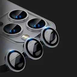 Захисне скло на камеру iLera FocusPro Lens для Apple iPhone 16 Pro/16 Pro Max Black Titanium (iLFPBl16PR) [122678] - мініатюра 4