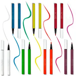 Неоновий маркер Parisa Neon Eyeliner NP-107 відтінок 02 (Блакитний) 0.6 мл - мініатюра 5
