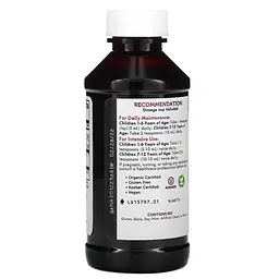Натуральна добавка Nature's Way Organic Sambucus for Kids Standardized Elderberry Ягода 120 мл - мініатюра 3