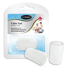 Захисне кільце для пальців стопи Corbby Tube Gel, силіконове, розмір S