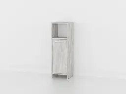 Пенал з полицею та дверцятами Forte Wilmer 950x300x300 Бетон