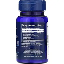 Екстракт ашваганди Life Extension Ashwagandha 60 капсул - мініатюра 2