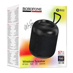 Bluetooth колонка Borofone BR102 Gratificado sports Obsidian Black - мініатюра 4