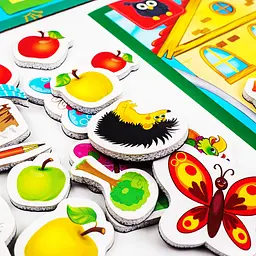 Магнітна гра з дошкою Vladi Toys Властивості. Академія розвитку. укр. мова (VT5412-03) - мініатюра 4