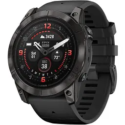 Смарт-годинник Garmin Epix Pro (Gen 2) Sapphire Edition 51mm Carbon Gray DLC Titanium with Black Band (010-02804-00) [86530]