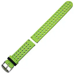 Подвійний ремінець з перфорацією для годинника Samsung Galaxy Watch Active/Active 2 Black Green - мініатюра 4