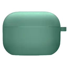 Силіконовий футляр з мікрофіброю для навушників Airpods 4 Зелений / Pine Needle - мініатюра 2