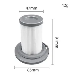 Фільтр для акумуляторного пилососу Rowenta RH9611W, RH9638, RH9677, RH9678, RH9690, RH9695, ZR009005 - мініатюра 8