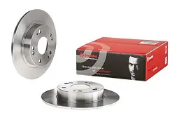 Диск тормозной невентилированный Honda Civic VIII-IX 05-16г Brembo ( 08.A147.10 ) - миниатюра 2