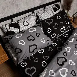 Набір наволочок Moon&Star Бязь Gold Люкс Feline Romance 60х60 см 2 шт - мініатюра 2