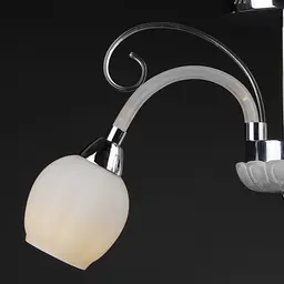 Люстра стельова Brille в спальню E27 40W CH (LK-508C/3) - мініатюра 4