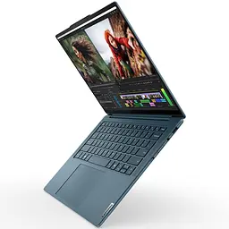 Ноутбук Lenovo Yoga Pro 7 14AHP9 7 8845HS la 51GHz,3K,IPS,16GB LPDDR5x,1TB,Без ОС,Tidal Teal - мініатюра 5
